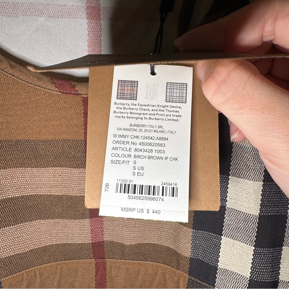 Burberry Immy Check Bra Top - Picture 10 of 14